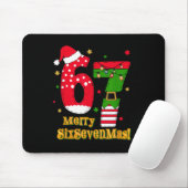 67 Mas Meme Candy Cane Six Seven Kinder Männer Fra Mousepad (Mit Mouse)