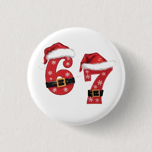 67 Mason Lass uns einen sandigen Weihnachten haben Button