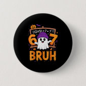 67 Math Teacher Halloween Costume Mathematics Math Button (Vorderseite)