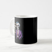 67 Math Teacher Meme Brainrot Six Seven Halloween  Kaffeetasse (Vorderseite Links)