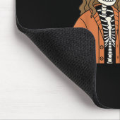67 Math Teacher Skeleton Halloween Root 4489 Messy Mousepad (Ecke)