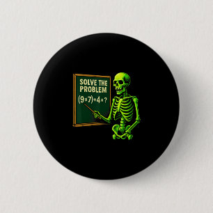 67 Mathe-Halloween-Skelett-Meme für Lehrer und S Button