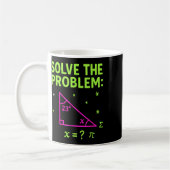 67 Mathe-Meme Löse das Problem Lustige Lehrer Stud Kaffeetasse (Links)