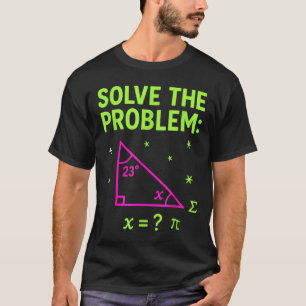 67 Mathe-Meme Löse das Problem Lustige Lehrer Stud T-Shirt