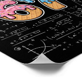 67 Mathelehrer Mathematik 67. Zahl Eiscreme Poster (Ecke)