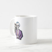 67 Mathelehrer Meme Brainfäule Sechs Sieben Hallow Kaffeetasse (Vorderseite Links)