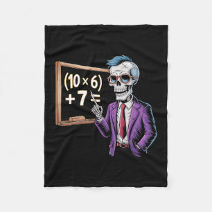 67 Mathelehrer Meme Brainrot Sechs Sieben Hallowee Fleecedecke
