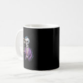 67 Mathelehrer Meme Brainrot Six Seven Halloween Kaffeetasse (Vorderseite Links)