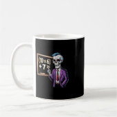 67 Mathelehrer Meme Brainrot Six Seven Halloween Kaffeetasse (Links)