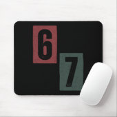 67 Meme 1 Mousepad (Mit Mouse)