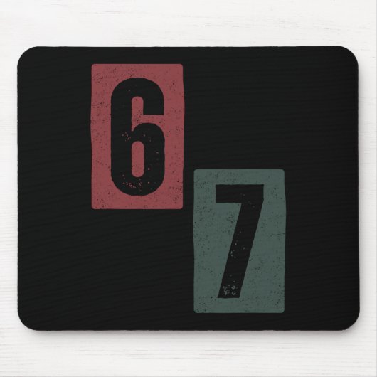 67 Meme 1 Mousepad (Vorne)
