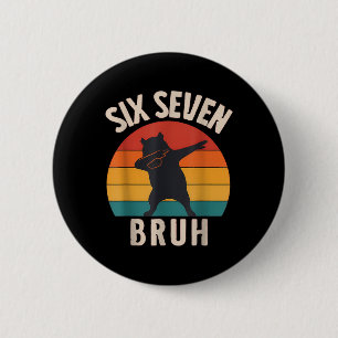 67 Meme 6 7 Dabbing Capyra Sechs Sieben Bruh Lusti Button
