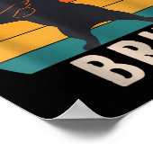 67 Meme 6 7 Dabbing Capyra Six Seven Bruh Lustiger Poster (Ecke)