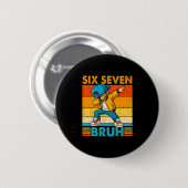 67 Meme 6 7 Dabbing Jungen Six Seven Bruh Kinder G Button (Vorne & Hinten)