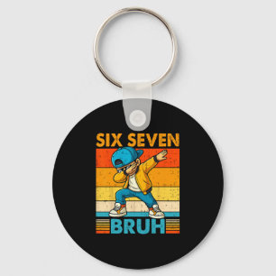 67 Meme 6 7 Dabbing Jungen Six Seven Bruh Kinder G Schlüsselanhänger