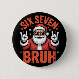 67 Meme 6 7 Lustiger Weihnachtsmann Weihnachten Se Button