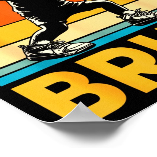 67 Meme 6 7 Numbers Dabbing Six Seven Bruh Funny B Poster (Ecke)