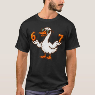 67 Meme Alberne Gans 6 7 Lustige Sieben 67 Gen Alp T-Shirt