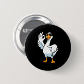 67 Meme Alberner Gans 6 7 Lustig Sechs Sieben 6-7 Button (Vorne & Hinten)