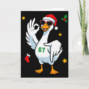 67 Meme Alberner Gans 6 7 Lustige Sechs Sieben Wei Karte