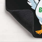 67 Meme Alberner Gans 6 7 Lustiges Sechs Sieben We Mousepad (Ecke)