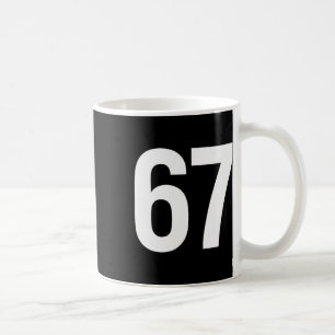 67 Meme Alpha Gen-z Aura Energie Stil Kaffeetasse