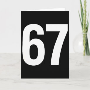 67 Meme Alpha Gen-z Aura Energie Stil  Karte