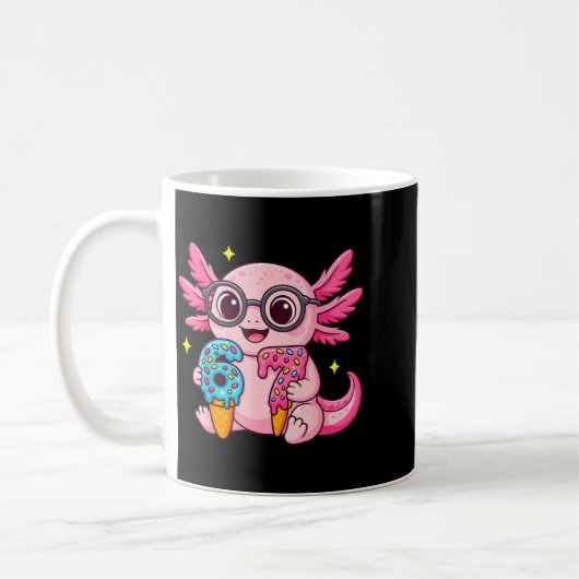 67 Meme Axolotl Funny Six Seven Axolotl Lover For  Kaffeetasse (Links)