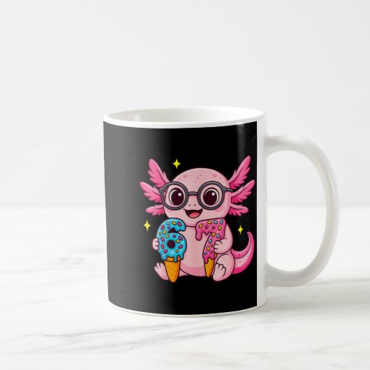 67 Meme Axolotl Funny Six Seven Axolotl Lover For Kaffeetasse (Rechts)