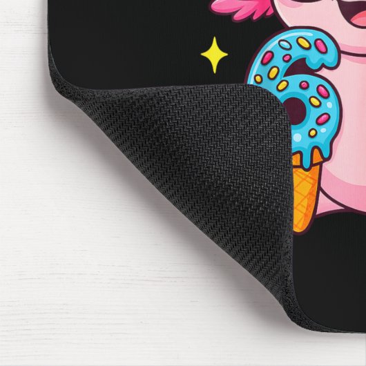 67 Meme Axolotl Funny Six Seven Axolotl Lover For Mousepad (Ecke)