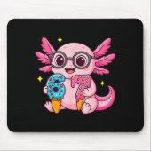 67 Meme Axolotl Funny Six Seven Axolotl Lover For Mousepad (Vorne)