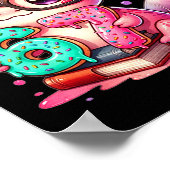 67 Meme Axolotl Funny Six Seven Axolotl Lover For  Poster (Ecke)