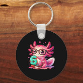 67 Meme Axolotl Funny Six Seven Axolotl Lover For Schlüsselanhänger (Vorderseite)