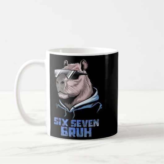 67 Meme Capybara Funny Six Seven Bruh Capybara For Kaffeetasse (Links)