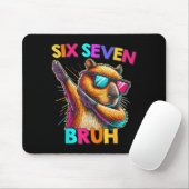 67 Meme Capybara Six Seven Bruh Capybara Kids Boys Mousepad (Mit Mouse)