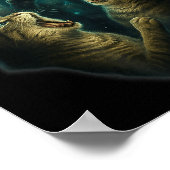 67 Meme Cat Howling At 67 Funny 6 7  Poster (Ecke)