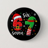 67 Meme Christmas Button (Vorderseite)