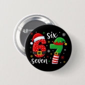 67 Meme Christmas Button (Vorne & Hinten)