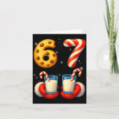67 Meme Christmas Cookie Candy Cane Funny Six Seve Karte (Vorderseite)