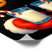 67 Meme Christmas Cookie Candy Cane Funny Six Seve Poster (Ecke)