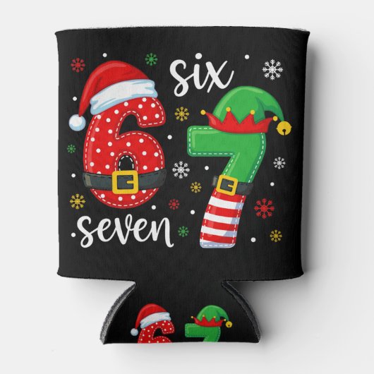 67 Meme Christmas Dosenkühler (Vorderseite)