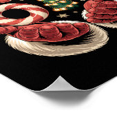 67 Meme Christmas Funny 6 7 Gen Alpha Slang Santa  Poster (Ecke)