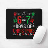 67 Meme Christmas Holiday Funny Six Seven Xmas Ugl Mousepad (Mit Mouse)