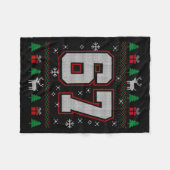 67 Meme Christmas Ornaments Ugly Sweater Xmas Cele Fleecedecke (Vorderseite (Horizontal))