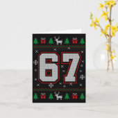 67 Meme Christmas Ornaments Ugly Sweater Xmas Cele Karte (Gelbe Blume)