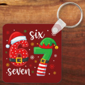 67 Meme Christmas Schlüsselanhänger (Rückseite)