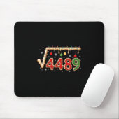 67 Meme Christmas Square Root 4489 Six Seven Math  Mousepad (Mit Mouse)