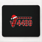 67 Meme Christmas Square Root 4489 Six Seven Math Mousepad (Vorne)
