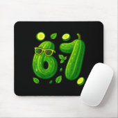 67 Meme Ckle Lustig Six Seven Cuber 6 7 Gen Alpha  Mousepad (Mit Mouse)