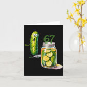 67 Meme Ckle Surprise A Jar Of Sliced Ckles Cuber  Karte (Gelbe Blume)